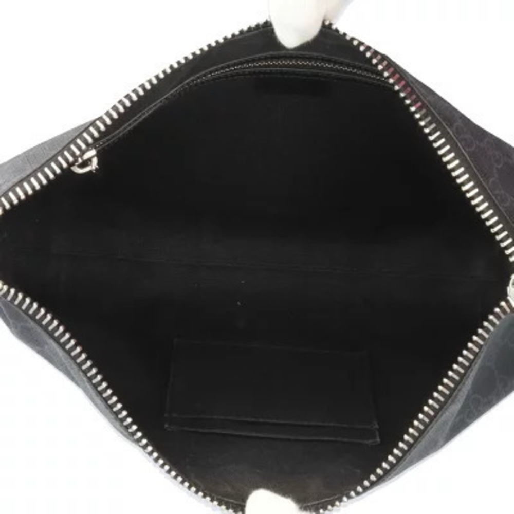 Gucci GG Supreme Sherry Shoulder Bag Canvas Black - Picture 6 of 11